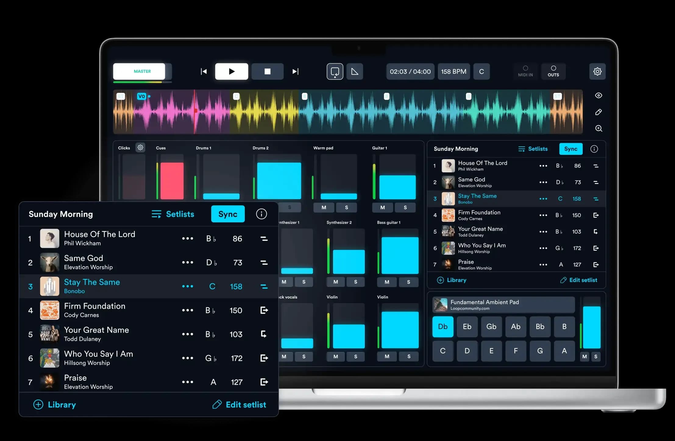 PRIME de Loop Community: Una app poderosa para tocar con multitracks en vivo