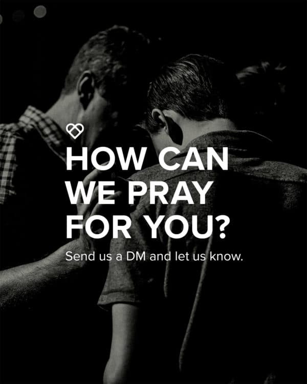 How can we pray for you? Send us a DM and let us know.