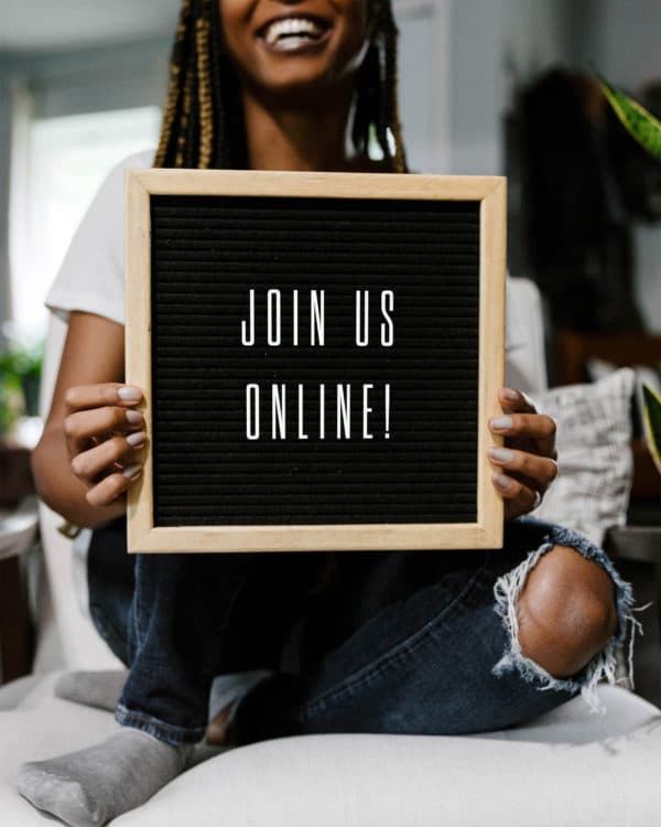 Join us online!