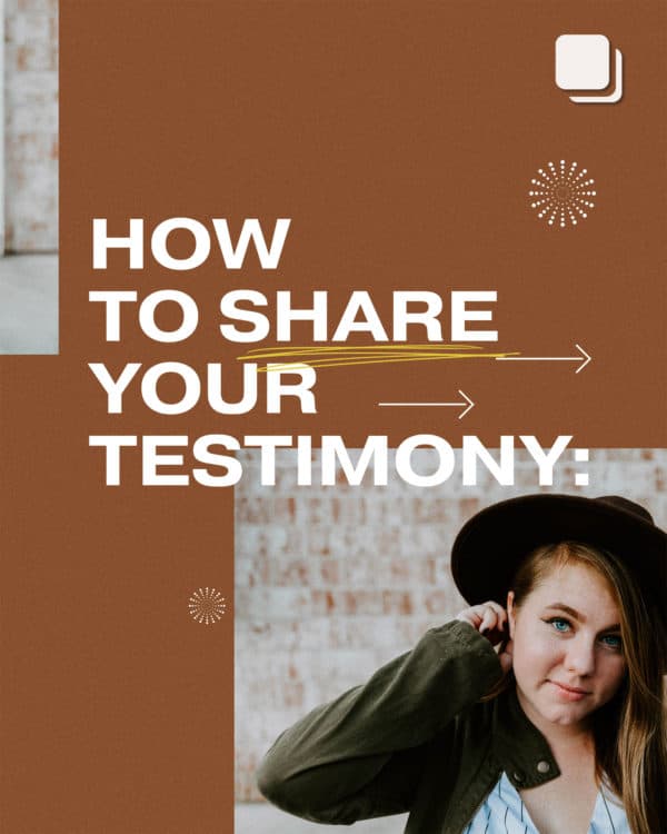 How to share your testimony: (1) Be prepared by writing out your story. (2) Pray for God to give you opportunities to...