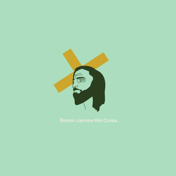 Stations of the Cross: Simon Carries His Cross